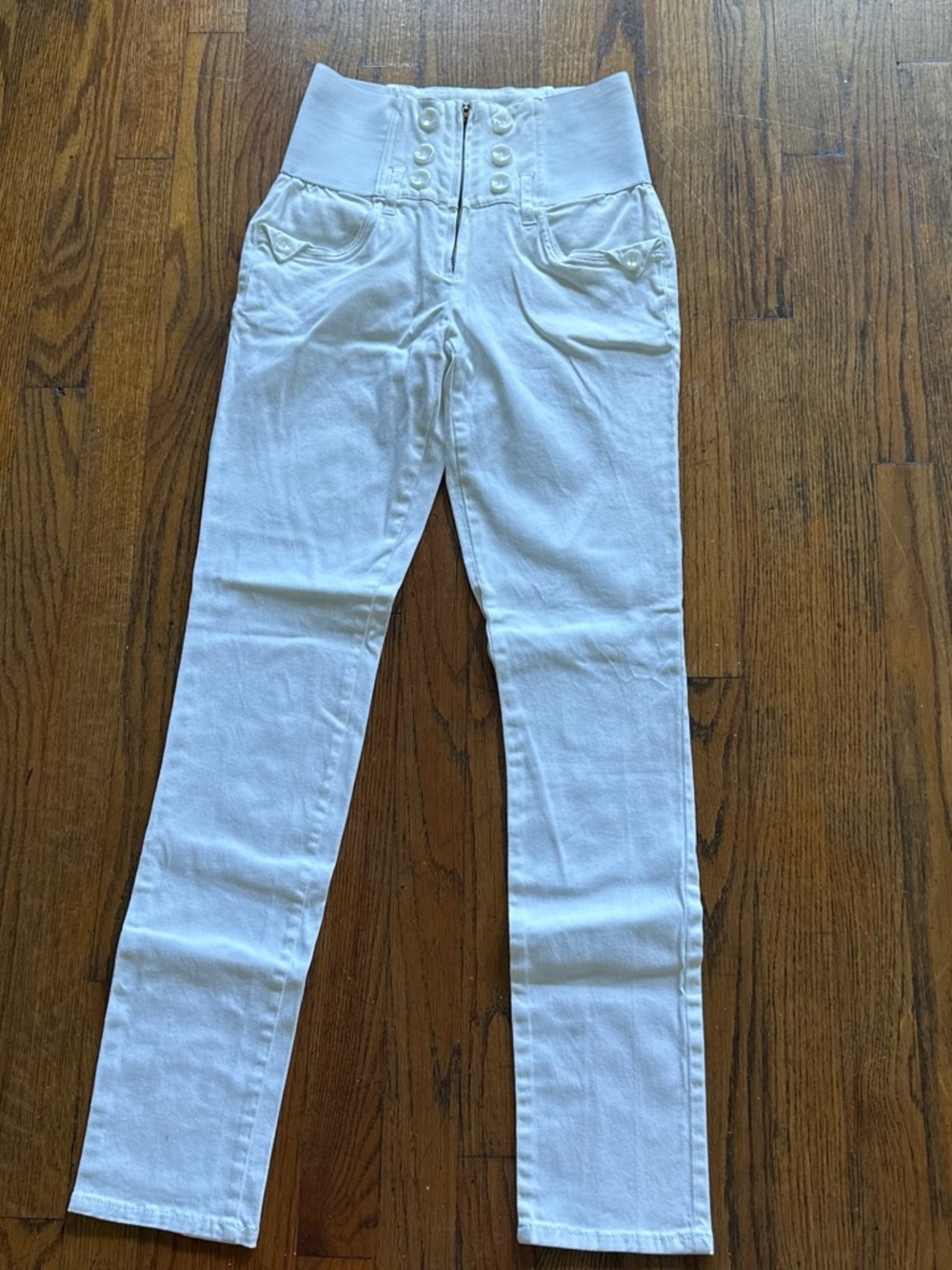 High-Waisted Skinny Jeans